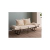 Καναπές Κρεβάτι Διθέσιος - Viper - Χρώμα Ανοιχτό Cream - 100x42x40εκ