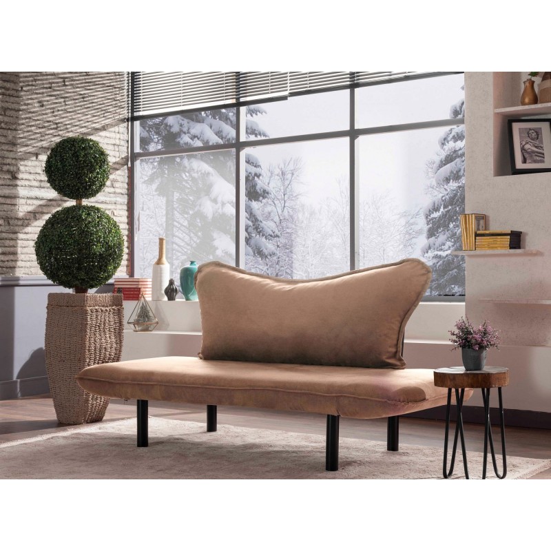 Atelier del Sofa 2-Seat Sofa-Bed Chatto - Light Brown Light Brown