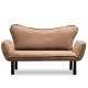 Atelier del Sofa 2-Seat Sofa-Bed Chatto - Light Brown Light Brown