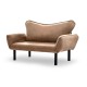 Atelier del Sofa 2-Seat Sofa-Bed Chatto - Light Brown Light Brown