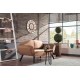 2-Seat Sofa-Bed Genzo - Light Brown Light Brown 2-Seat Sofa-Bed Genzo - Light Brown Light Brown