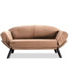 2-Seat Sofa-Bed Genzo - Light Brown Light Brown