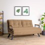 2-Seat Sofa-Bed Sando 2-Seater - Light Brown v2 Light Brown