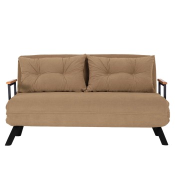 2-Seat Sofa-Bed Sando 2-Seater - Light Brown v2 Light Brown