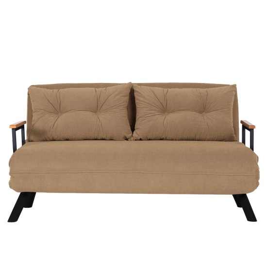 2-Seat Sofa-Bed Sando 2-Seater - Light Brown v2 Light Brown 2-Seat Sofa-Bed Sando 2-Seater - Light Brown v2 Light Brown
