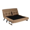 2-Seat Sofa-Bed Sando 2-Seater - Light Brown v2 Light Brown