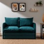 Καναπές Κρεβάτι Διθέσιος - Saga - Χρώμα Πετρόλ - 120x49x46εκ