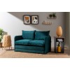 Καναπές Κρεβάτι Διθέσιος - Saga - Χρώμα Πετρόλ - 120x49x46εκ