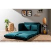 Καναπές Κρεβάτι Διθέσιος - Saga - Χρώμα Πετρόλ - 120x49x46εκ