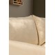 Καναπές Κρεβάτι Διθέσιος - Saga - Χρώμα Cream - 120x49x46εκ