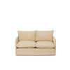 Καναπές Κρεβάτι Διθέσιος - Saga - Χρώμα Cream - 120x49x46εκ