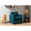 1-Seat Sofa-Bed Saga Single - Petrol Green Petrol Green