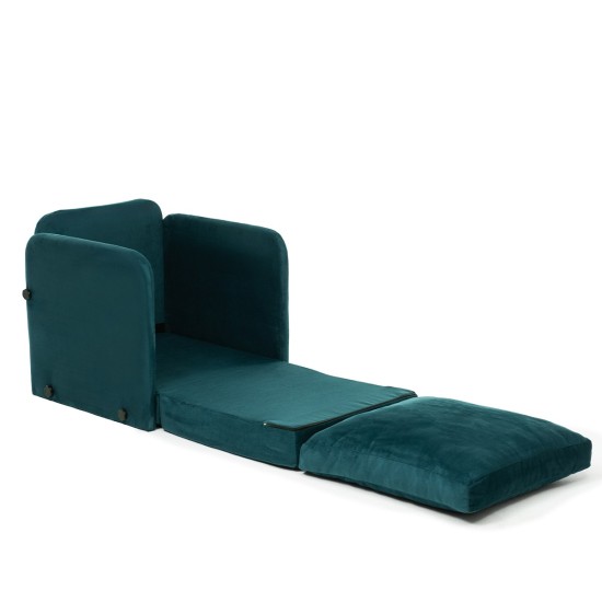 1-Seat Sofa-Bed Saga Single - Petrol Green Petrol Green 1-Seat Sofa-Bed Saga Single - Petrol Green Petrol Green