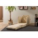 1-Seat Sofa-Bed Saga Single - Cream Cream