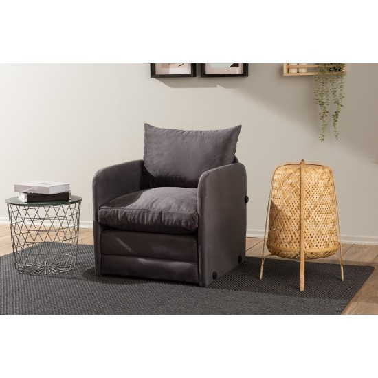 1-Seat Sofa-Bed Saga Single - Grey Grey