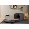 1-Seat Sofa-Bed Saga Single - Grey Grey