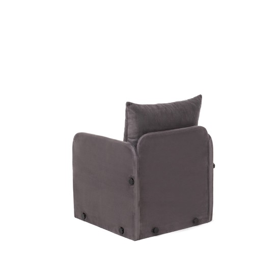 1-Seat Sofa-Bed Saga Single - Grey Grey