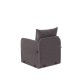 1-Seat Sofa-Bed Saga Single - Grey Grey