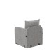 1-Seat Sofa-Bed Saga Single - Light Grey Light Grey 1-Seat Sofa-Bed Saga Single - Light Grey Light Grey