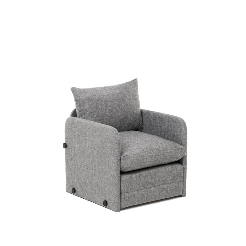 1-Seat Sofa-Bed Saga Single - Light Grey Light Grey