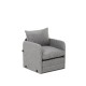 1-Seat Sofa-Bed Saga Single - Light Grey Light Grey 1-Seat Sofa-Bed Saga Single - Light Grey Light Grey