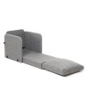 1-Seat Sofa-Bed Saga Single - Light Grey Light Grey