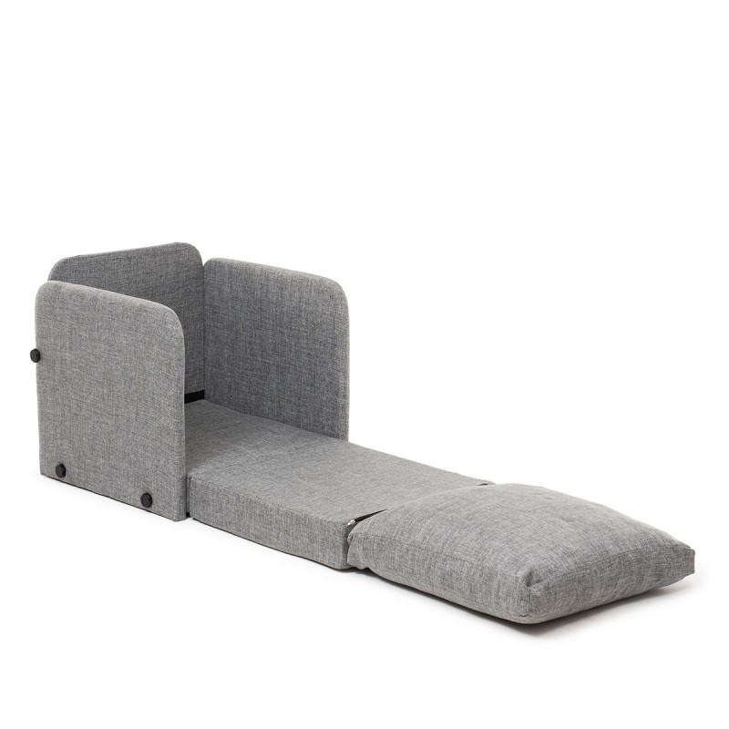 1-Seat Sofa-Bed Saga Single - Light Grey Light Grey