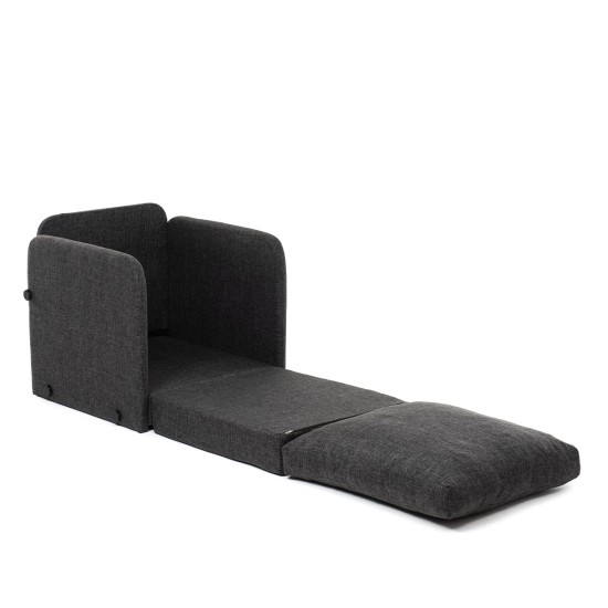 1-Seat Sofa-Bed Saga Single - Dark Grey Dark Grey 1-Seat Sofa-Bed Saga Single - Dark Grey Dark Grey
