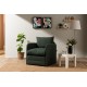 1-Seat Sofa-Bed Saga Single - Green Green