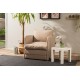 1-Seat Sofa-Bed Saga Single - Beige Beige 1-Seat Sofa-Bed Saga Single - Beige Beige