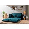 Καναπές Κρεβάτι Διθέσιος - Saga XL - Χρώμα Πετρόλ - 140x49x46εκ