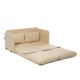 Καναπές Κρεβάτι Διθέσιος - Saga XL - Χρώμα Cream- 140x49x46εκ