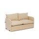 Καναπές Κρεβάτι Διθέσιος - Saga XL - Χρώμα Cream- 140x49x46εκ