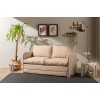 Καναπές Κρεβάτι Διθέσιος - Saga XL - Χρώμα Μπεζ - 140x49x46εκ