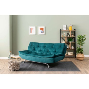 3-Seat Sofa-Bed Rivo - Petrol Green Petrol Green