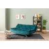 3-Seat Sofa-Bed Rivo - Petrol Green Petrol Green