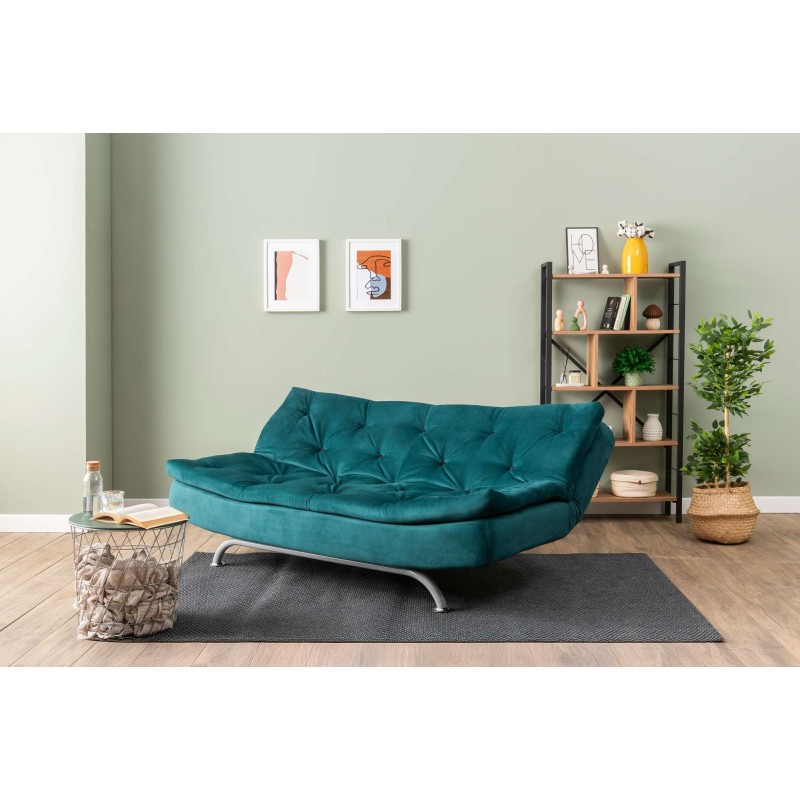 3-Seat Sofa-Bed Rivo - Petrol Green Petrol Green