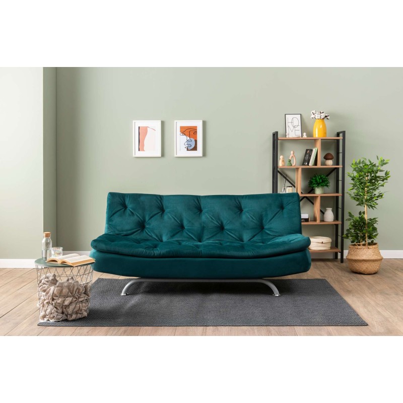 3-Seat Sofa-Bed Rivo - Petrol Green Petrol Green