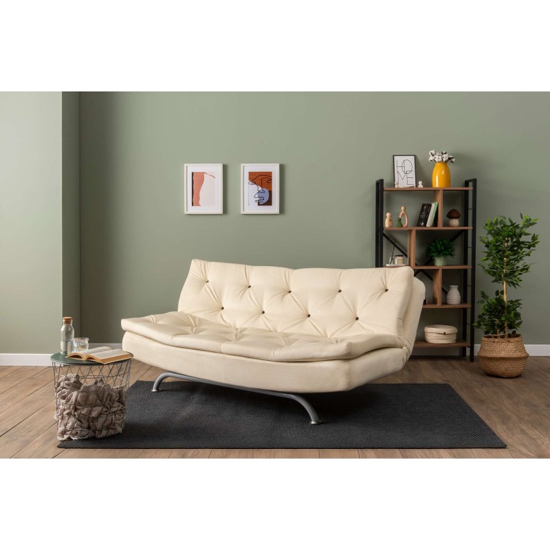 3-Seat Sofa-Bed Rivo - Cream Cream