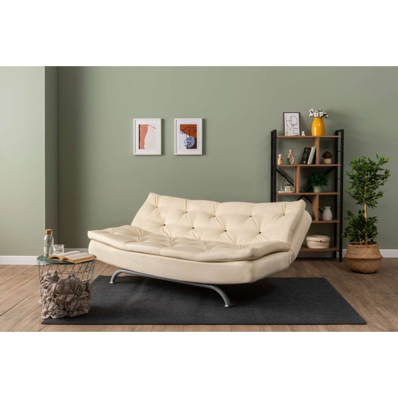3-Seat Sofa-Bed Rivo - Cream Cream