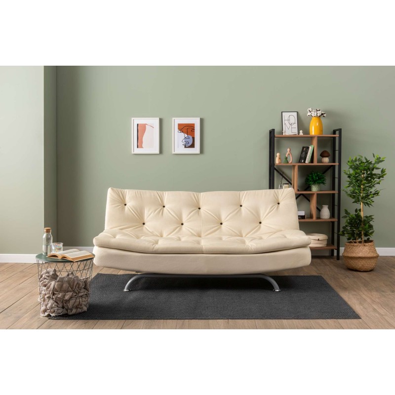 3-Seat Sofa-Bed Rivo - Cream Cream