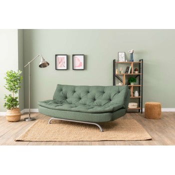 3-Seat Sofa-Bed Rivo - Green Green