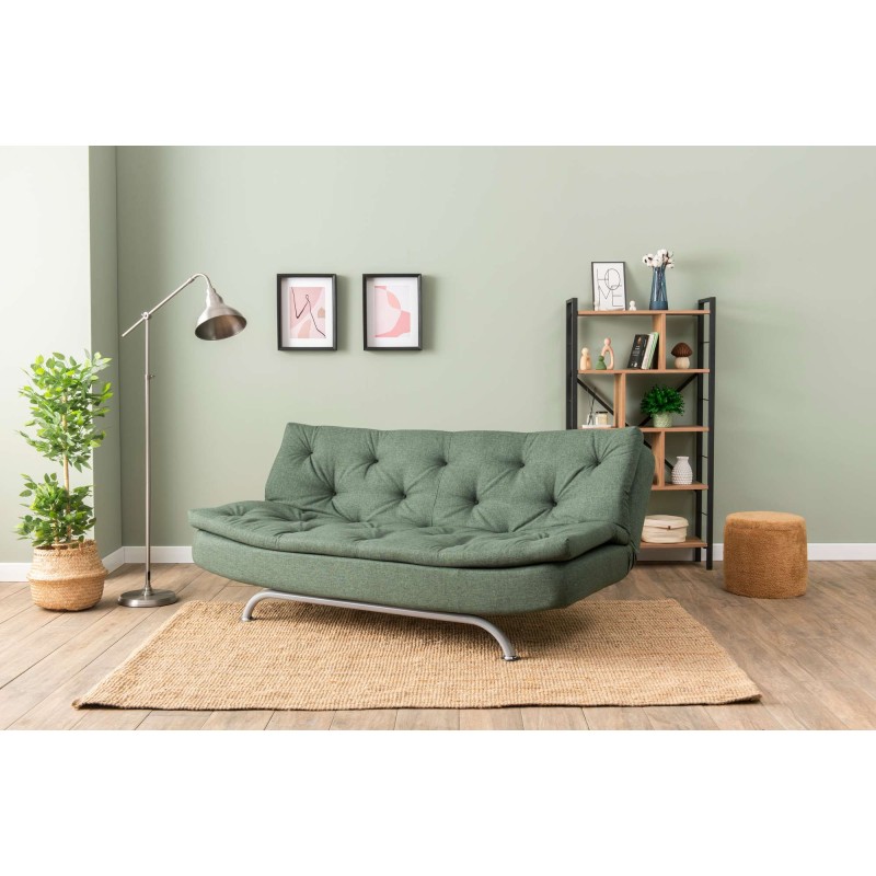 3-Seat Sofa-Bed Rivo - Green Green