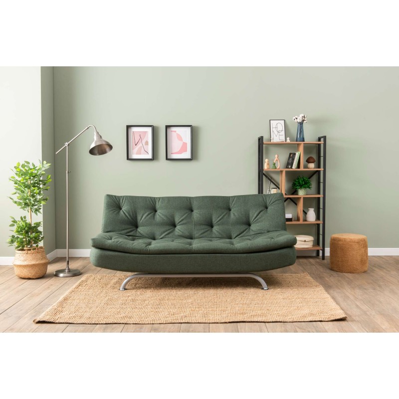 3-Seat Sofa-Bed Rivo - Green Green