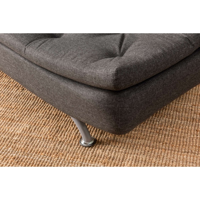 3-Seat Sofa-Bed Rivo - Dark Grey Dark Grey