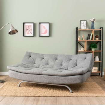 3-Seat Sofa-Bed Rivo - Light Grey Light Grey