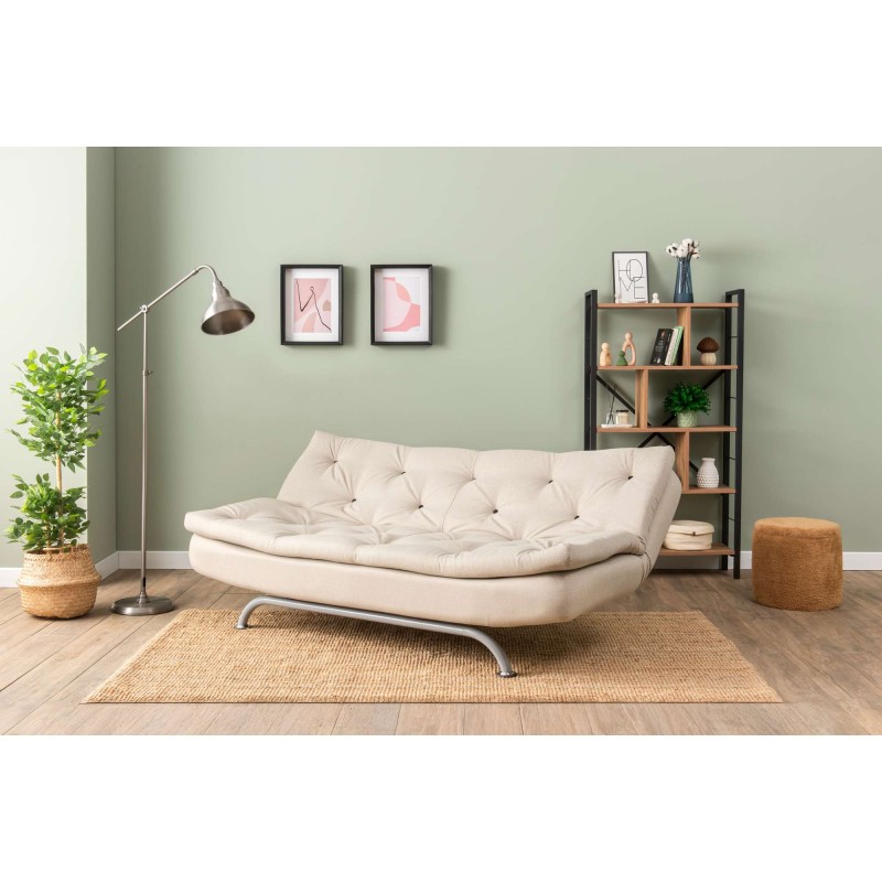 3-Seat Sofa-Bed Rivo - Beige Beige