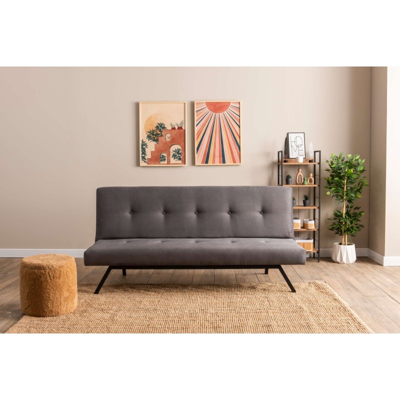 3-Seat Sofa-Bed Zola - Grey Grey