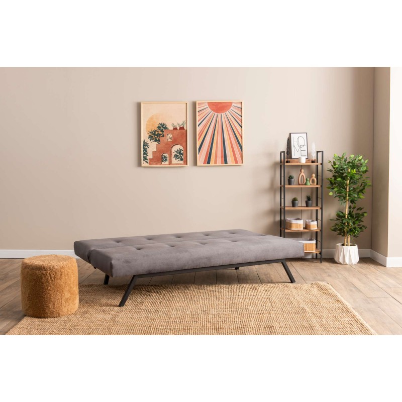 3-Seat Sofa-Bed Zola - Grey Grey