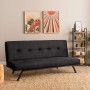 3-Seat Sofa-Bed Zola - Black Black